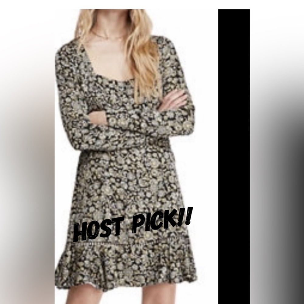 HOST PICK Free People Bohemian Long Sleeve Mini
